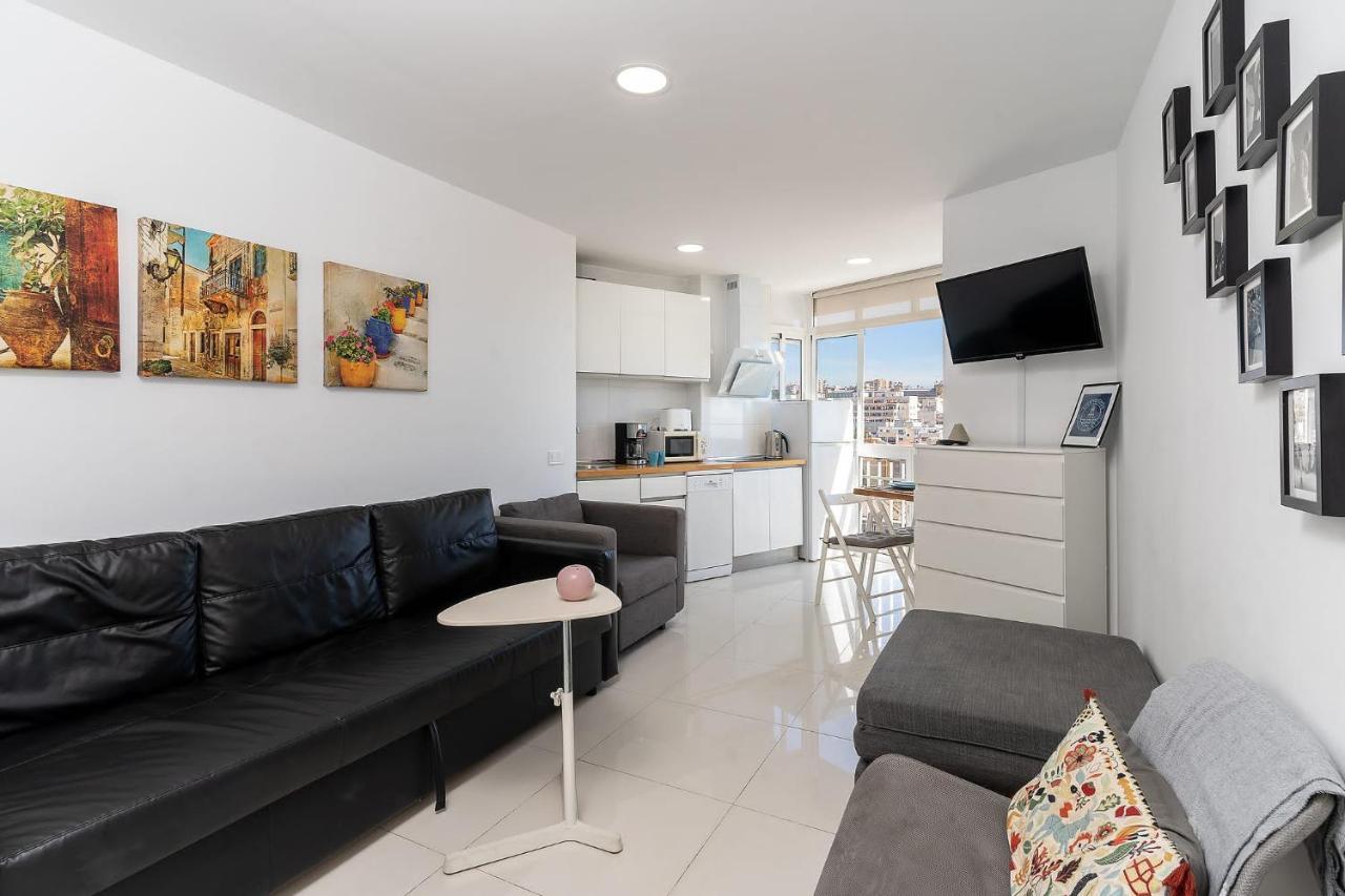Ferienwohnung Mi Casa De La Playa -Estudio Frente Al Mar- Benalmádena Exterior foto